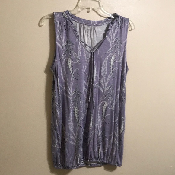 LOFT outlet lavender tank top - Picture 1 of 5
